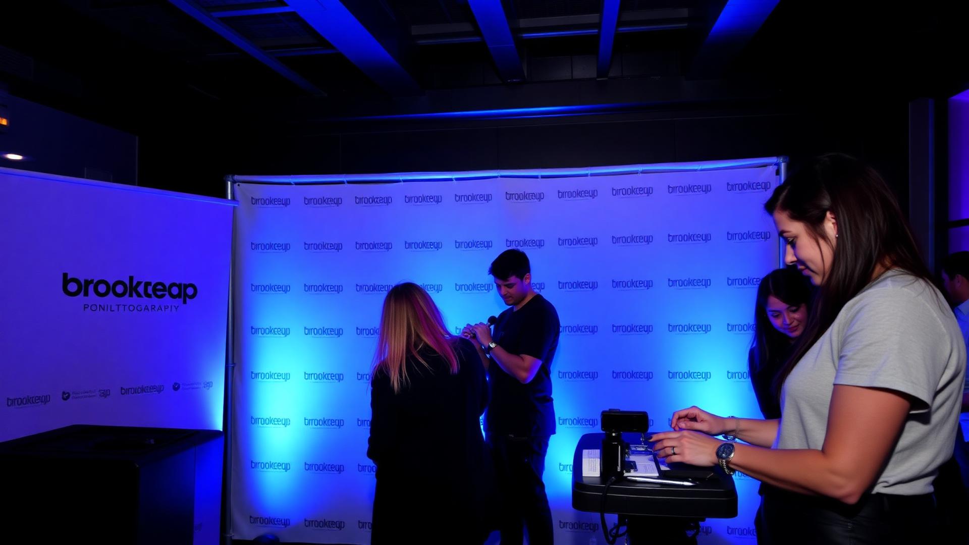 Ativação de marca com tatuagem em evento corporativo moderno