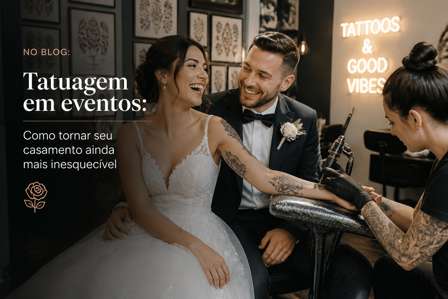 O casamento está ficando "personalizado até o último detalhe"